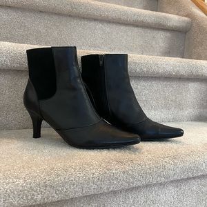 Black Leather Boots Women’s Size 6